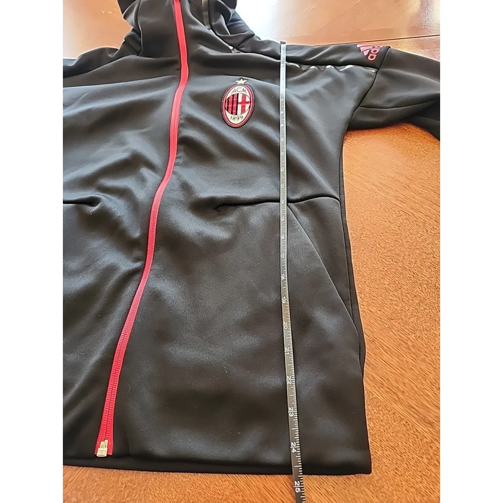 adidas AC Milan Training Winter Jacket Men's Red/Black, Size S